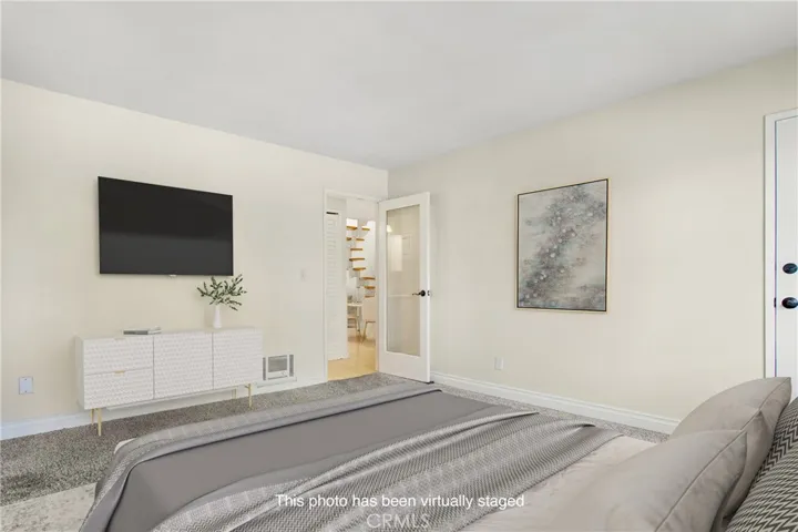 View from master bedroom towards hallway