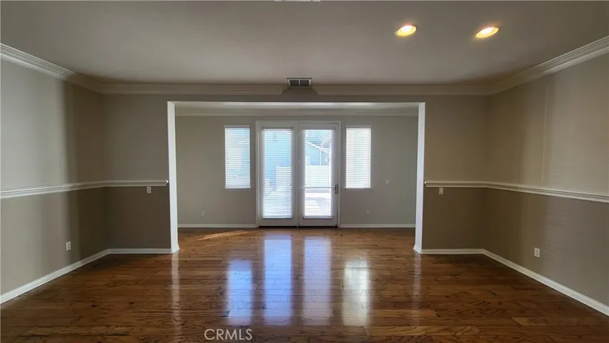 Living room and formal dining room combo area