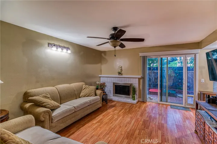 Livingroom with large patio