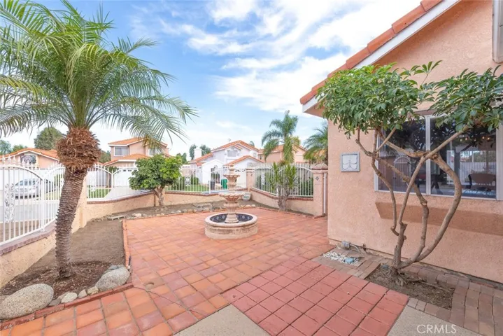 Paved court yard