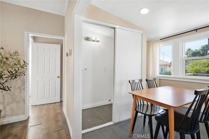 Dining Area and Laundry