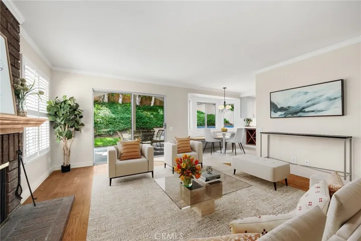 Family Room Virtually Staged