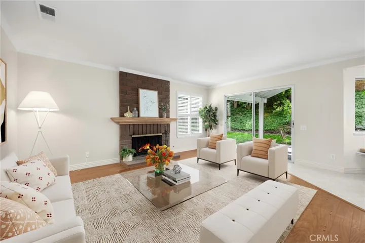 Family Room Virtually Staged