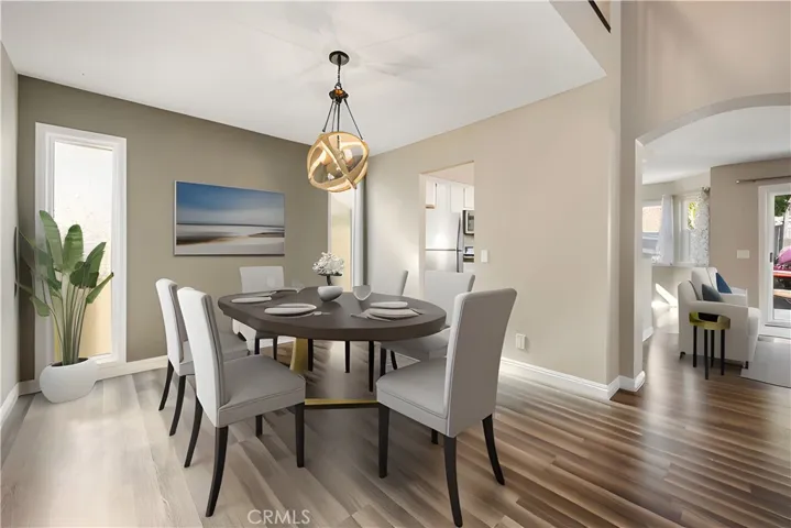 Virtually Staged Dining Room