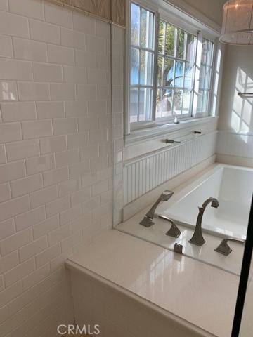 master tub and view