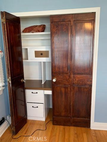 downstairs bedroom closet