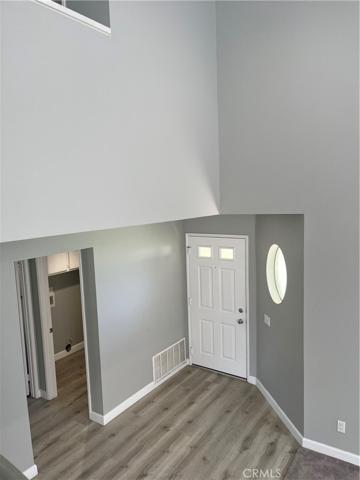 Front door view from stairs
