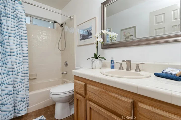Tile counter, shower & flooring!