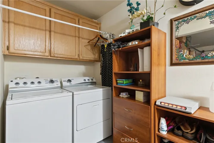 Laundry in Garage
