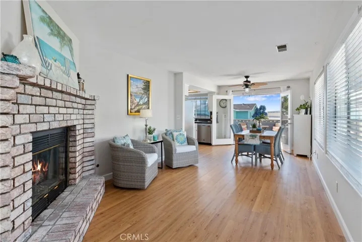 Living & Dining Area with Luxury Vinyl Flooring