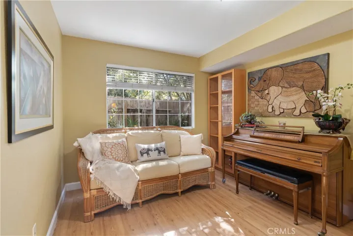 Downstairs Bedroom with Built-in Shelving