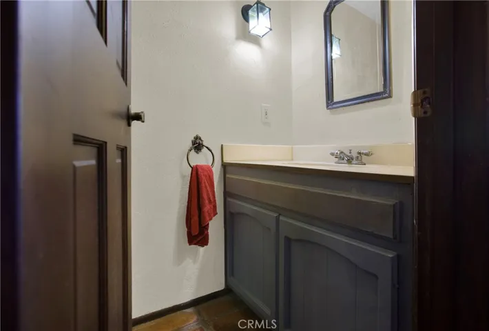 Downstairs powder room