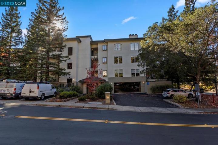 The home is on the 1st floor, above the garage. Parking stall and condo next to elevator.