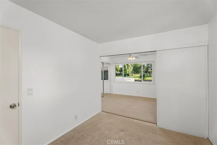 Sliding wall can be half closed, fully closed, or removed to create one big room or 2 separate rooms.