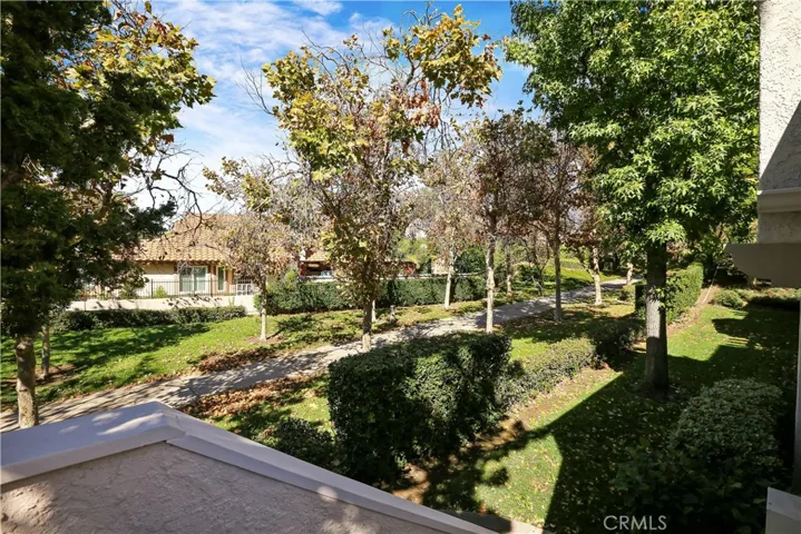 Lush greens trees from your balcony view