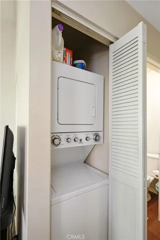 washer and dryer in the master