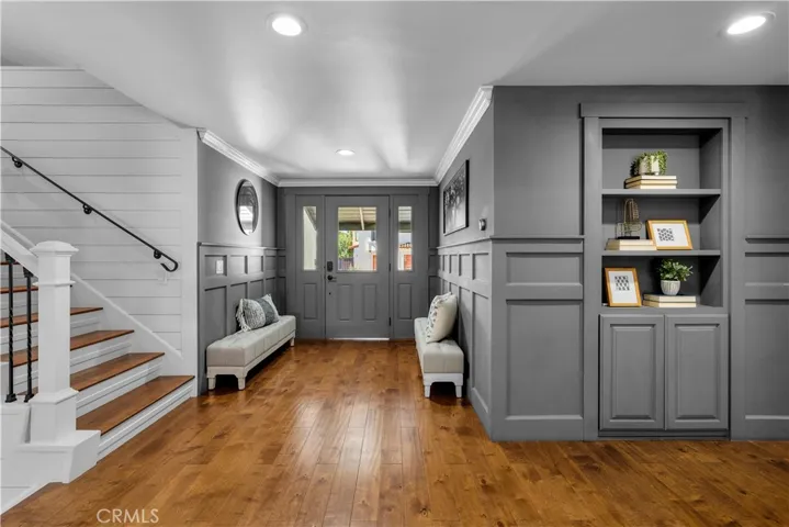Entryway - can you spot the hidden coat closet?