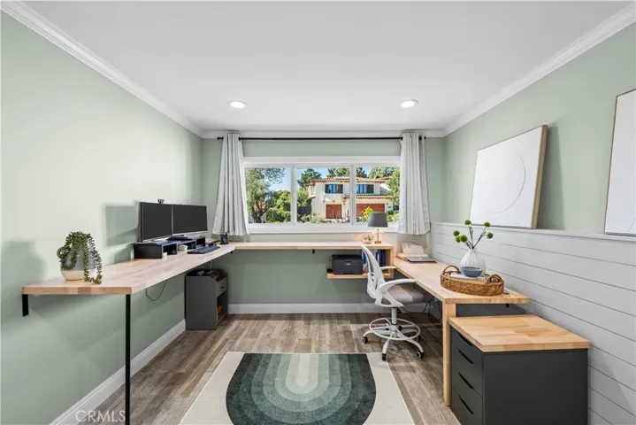 Bedroom #3. Currently used as a great office