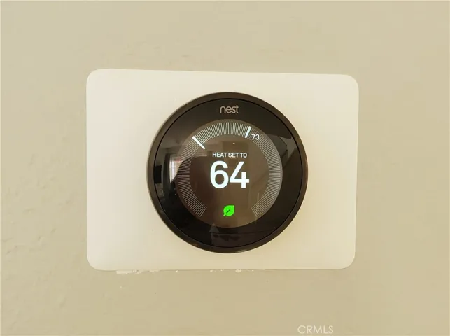 Nest Thermostat can control the A/C and heater temperatures remotely