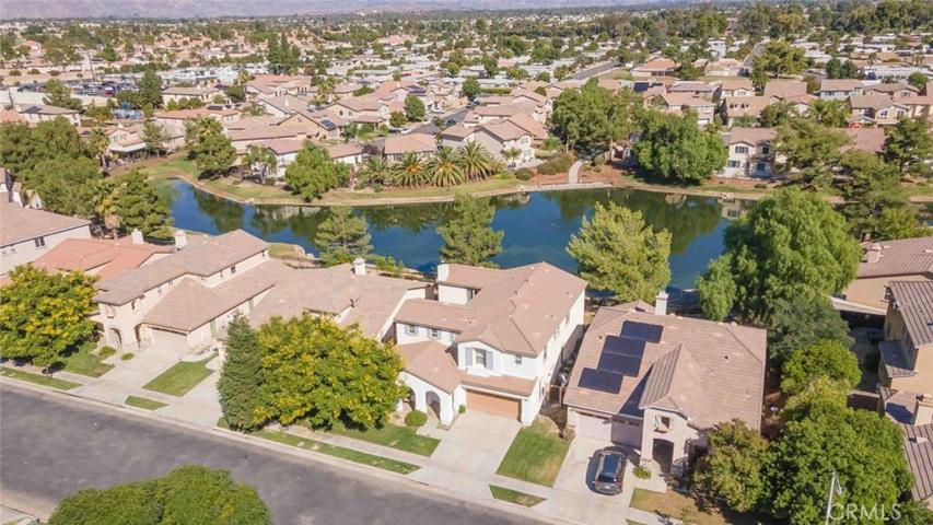 Aerial view of the property and surrounding.