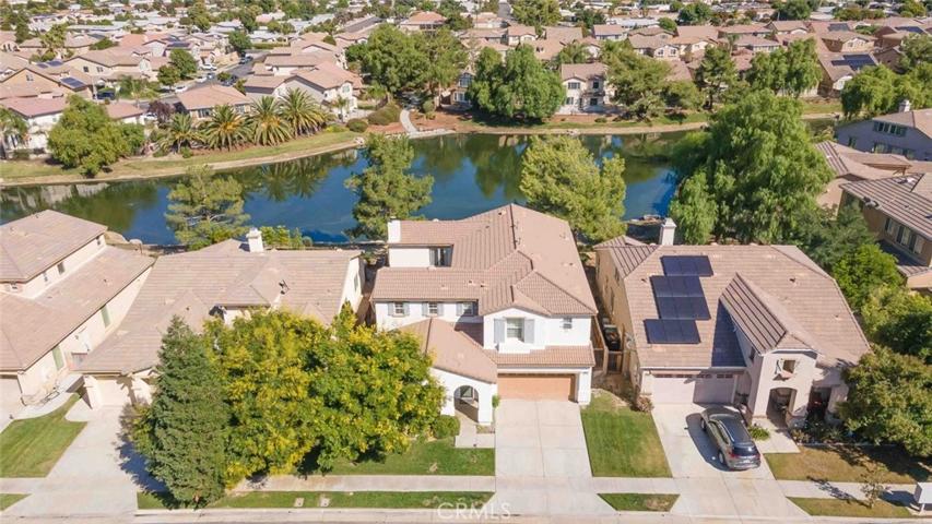 Aerial view of the property and surrounding.