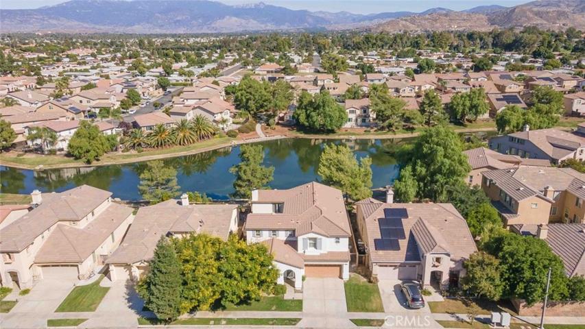 Aerial view of the property and surrounding.