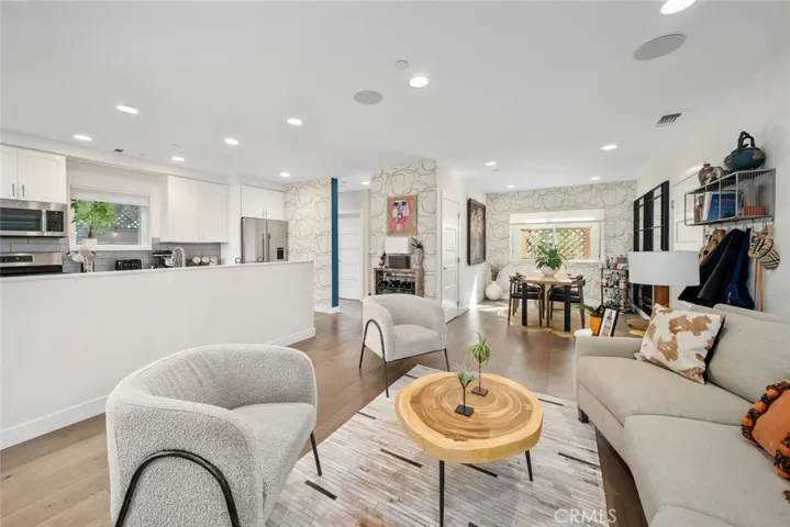 Open concept floor plan