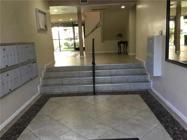 Entrance Lobby and mailbox