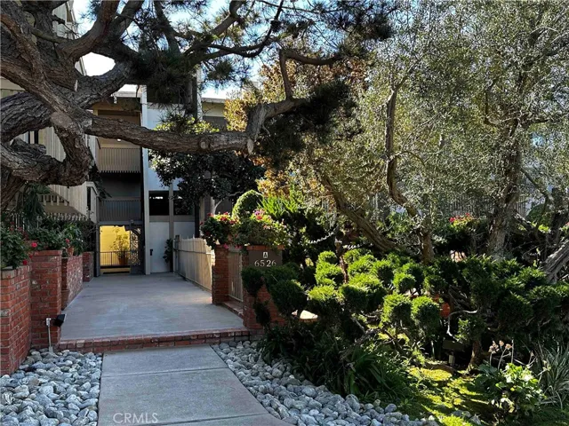 Gated entrance to Building