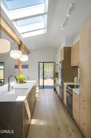 Skylights throughout