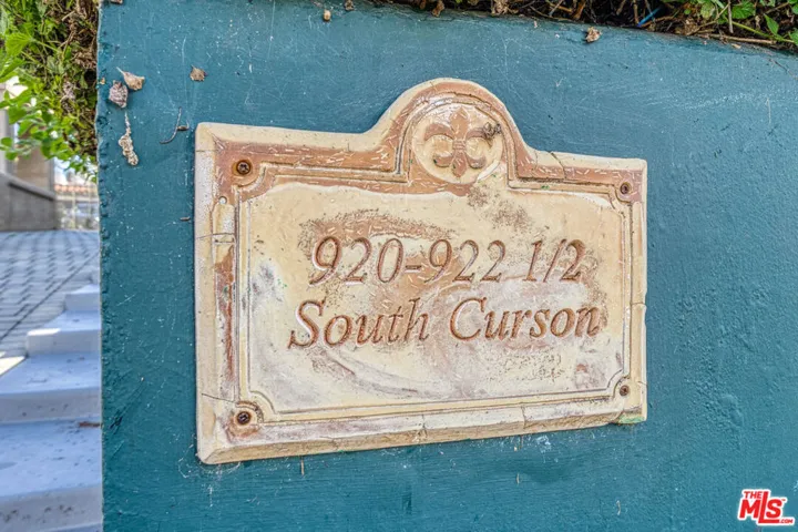 920 S Curson Avenue, Los Angeles, California 90036