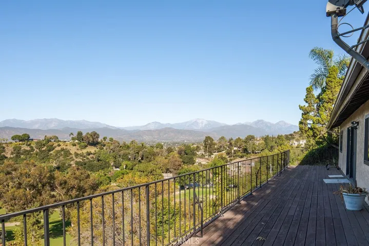 View from deck