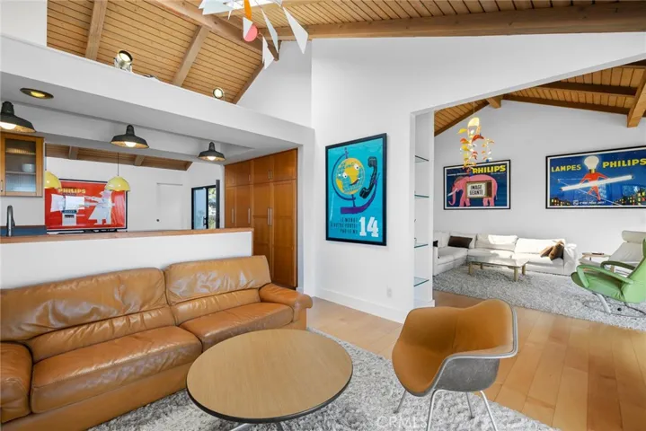 Sublime style continues in living and family rooms.