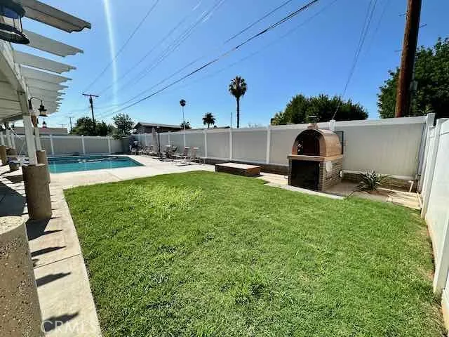 Large backyard