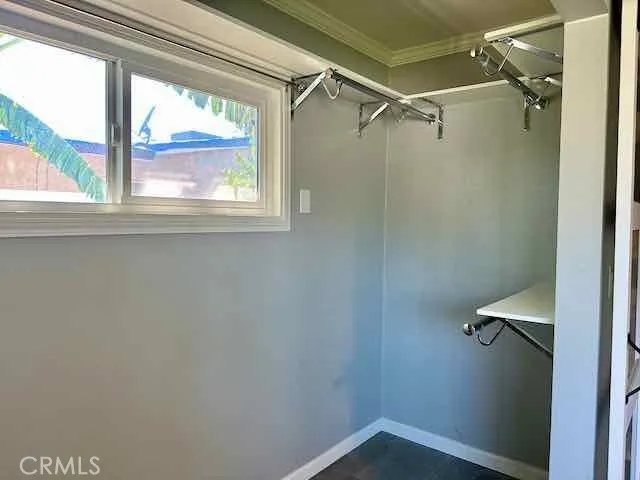 Master walk-in closet