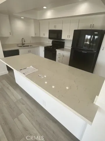 Island open to kitchen