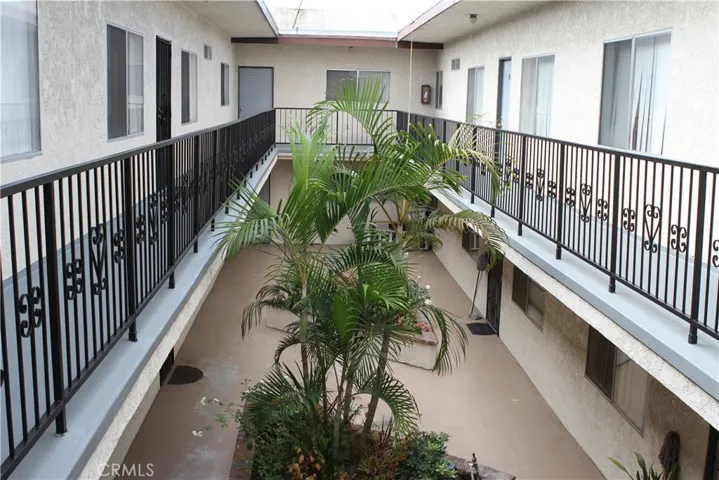 Looking west from second floor walkway.