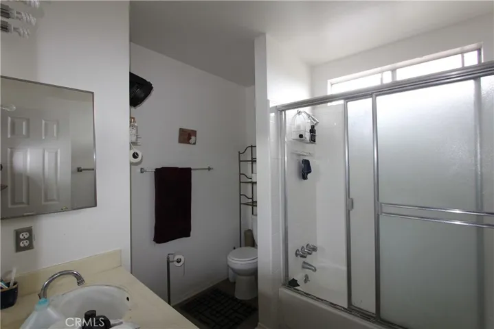 The 2nd bathroom in the 3 bedroom unit