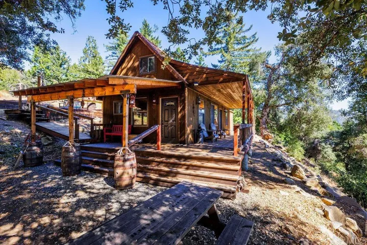 Well-built cabins waiting for you.