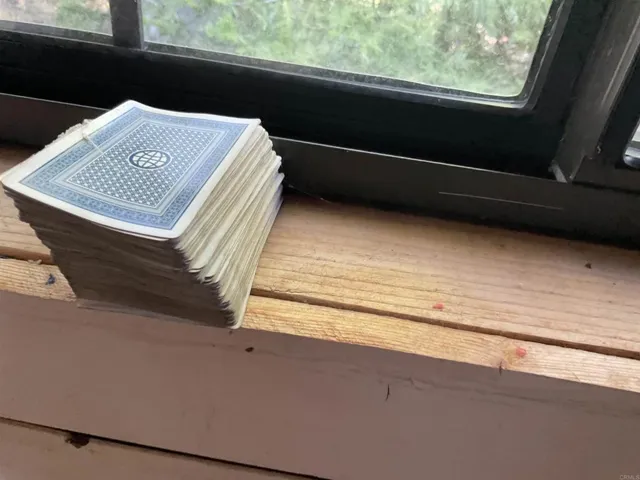 Many hours have been spent with grandkids popping by for a game of cards.
