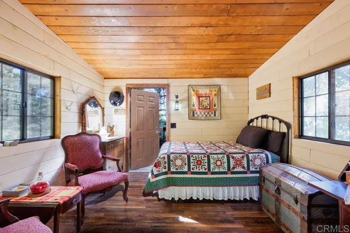 The first cabin was built for Mom.  Guests are invited to stay when she is away.