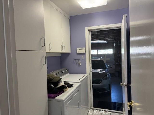Laundry room with access to garage