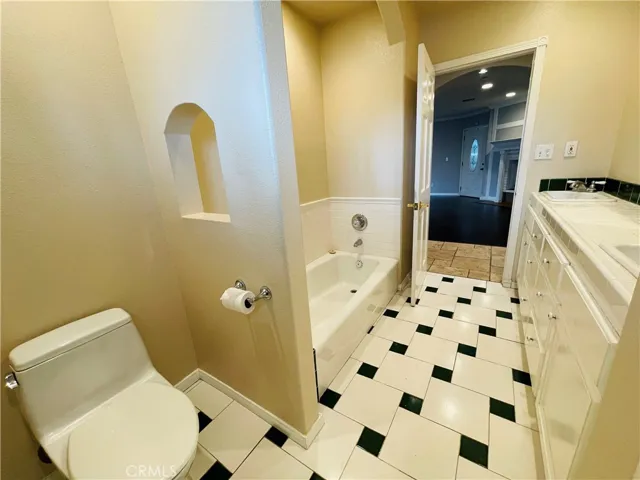 front bathroom view a