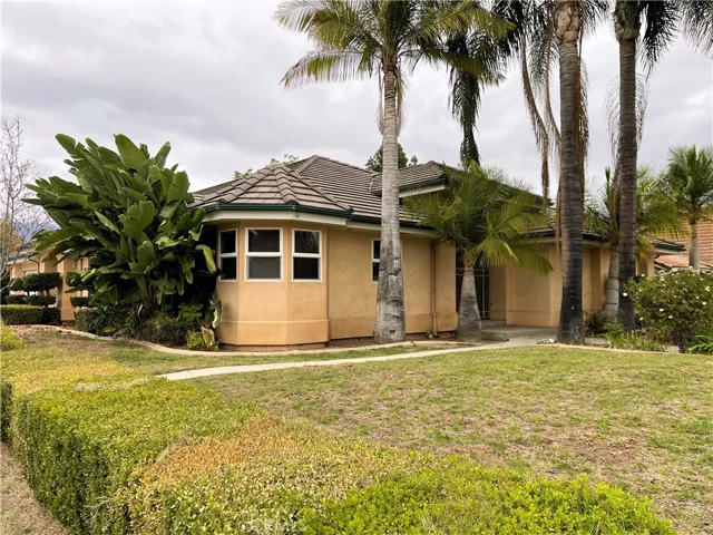 front of the house