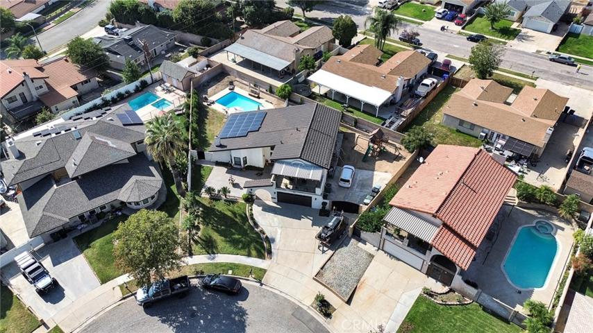 AERIAL VIEW OF HOME