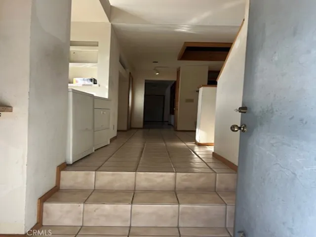 VIEW DOWN TO THE FRONT DOOR