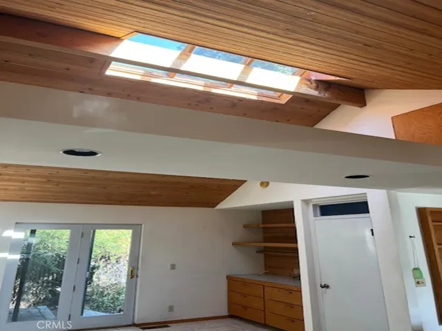 LIVING ROOM WITH SKYLIGHTS