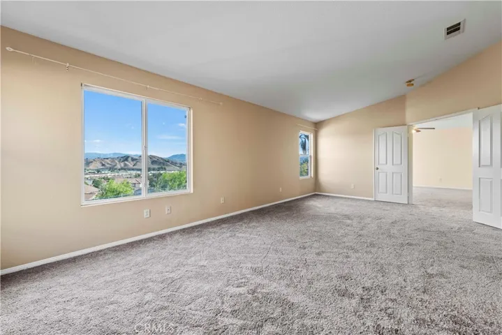 Master bedroom with views 
