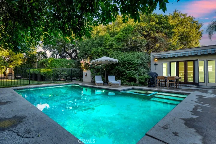 Pool and patio.
