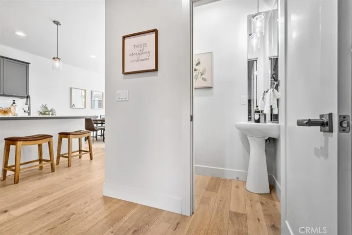 1/2 Bath off Kitchen